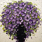 Unknown Artist Purple Floral painting
